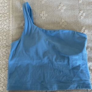Lululemon one shoulder crop top